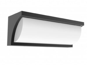 CLA REPISA: Exterior LED Surface Mounted Curved Wedge Wall Lights IP65