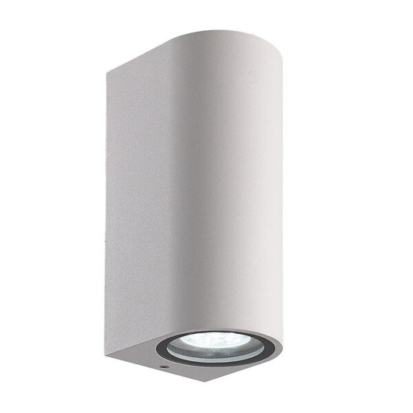 Curved LED Up/Down Wall Light plus GU10 Globes - Image 2