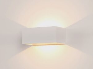 Havit Lighting Mia White TRI Colour Up & Down LED Wall Light (HV3665T-WHT)