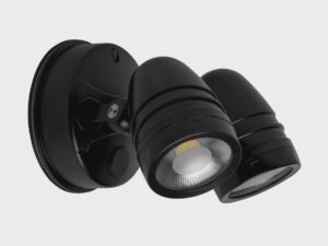 Havit Lighting Focus Polycarbonate Black Double Adjustable Spot Light (HV3793T-BLK)
