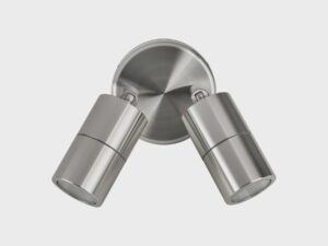 Havit Lighting Mini Tivah 316 Stainless Steel Double Adjustable Wall Pillar Lights (HV1307MR11NW)