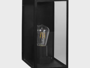 Havit Lighting Bayside Large 316 Stainless Steel Black Wall Light (HV3659W-L-BLK)