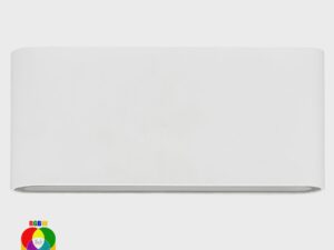 Havit Lighting Lisse White Fixed Down RGBW LED Wall Light (HV3643RGBW-WHT)