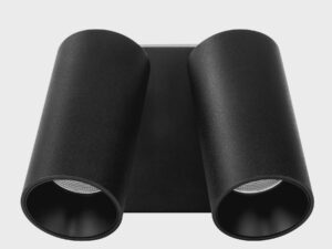 Havit Lighting Revo Black Double Adjustable Wall Light (HV3683T-BLK)