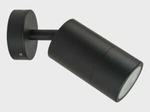 Havit Lighting - Maxi Tivah Aluminium Black TRI Colour Single Adjustable Wall Pillar Lights (HV1228T)