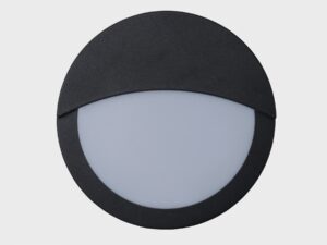 Havit Lighting Roto Black LED Bunker Light with Eyelid (HV36012T-BLK)