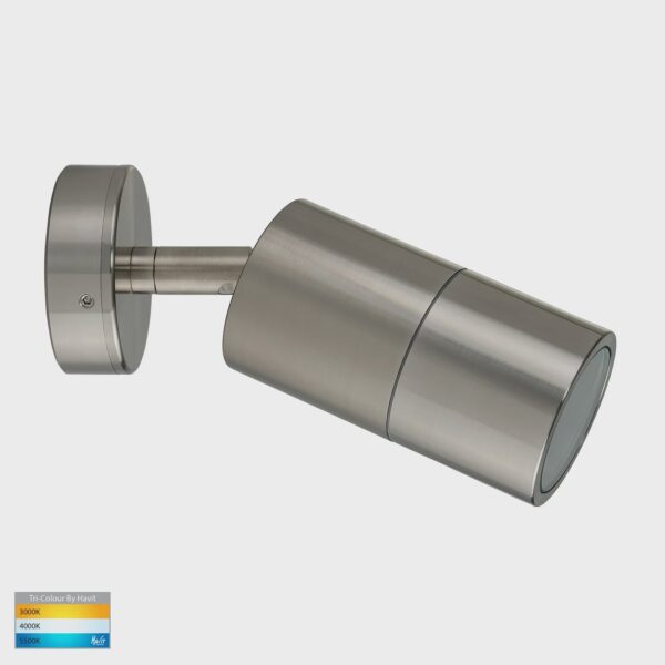 Havit Lighting Tivah Titanium Aluminium TRI Colour Single Adjustable Wall Pillar Lights (HV1285T-HV1287T)