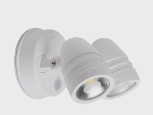Havit Lighting Focus Polycarbonate White Double Adjustable Spot Light With Sensor (HV3794T-WHT)