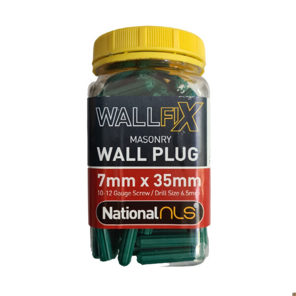 NLS WallFix Masonry Wall Plug 7mm