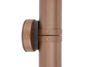 CLA GU10 Exterior Wall Pillar Lights (Aged Copper) IP54
