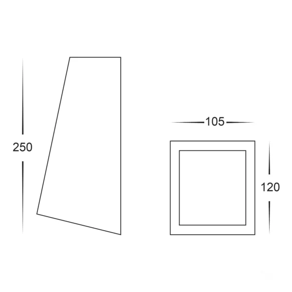 Havit Lighting Taper White TRI Colour LED Wedge Wall Light (HV3601T-WHT) - Image 3
