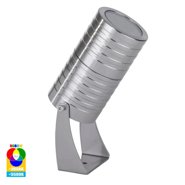 Havit Lighting Nova 316 Stainless Steel RGBCW 7w LED Garden Spike Light (HV1462RGBCW-SS316) - Image 3