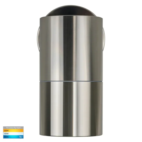 Havit Lighting Tivah Titanium Aluminum TRI Colour Fixed Down Wall Pillar Lights (HV1185T-HV1187T) - Image 3