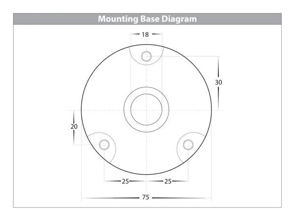 Havit Lighting Surface Mounted Base (HV145-Base) - Image 4