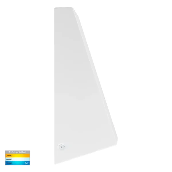 Havit Lighting Taper White TRI Colour LED Wedge Wall Light (HV3601T-WHT) - Image 5