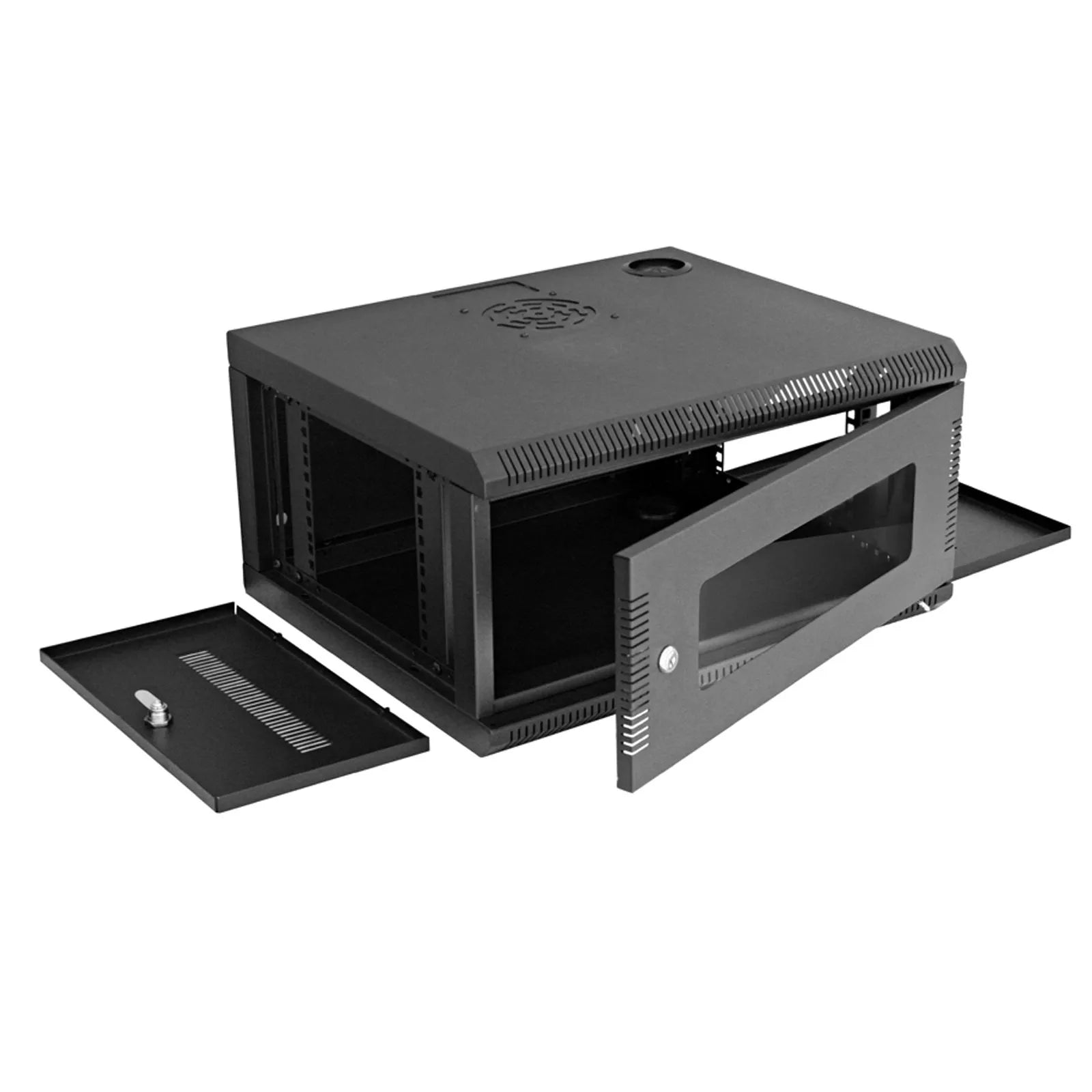 4U 4RU 19" Wall Mount Rack Cabinet 450mm Deep (WC4U) - Image 4