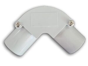 NLS Inspection Elbow 20mm Grey (30089)