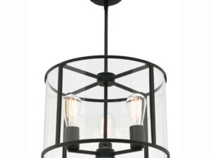 Mercator Liverpool 3 Light Round Pendant