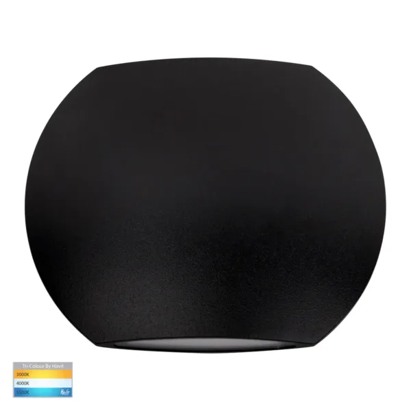 Havit Lighting Cara Black Up & Down Wall Light - Image 3
