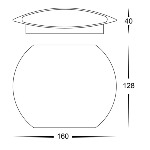 Havit Lighting Cara White Up & Down Wall Light - Image 2