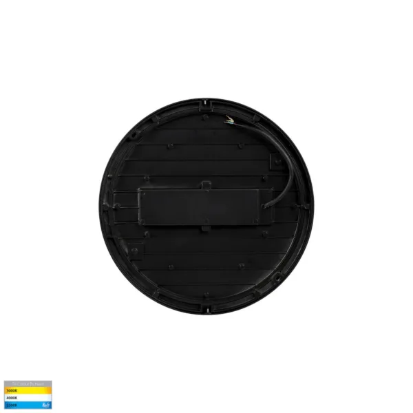 Havit Lighting Liptor Black 10w Ceiling Mounted LED Oyster (HV36051T-BLK) - Image 4