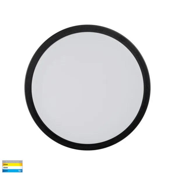 Havit Lighting Liptor Black 30w Ceiling Mounted LED Oyster (HV36053T-BLK) - Image 3