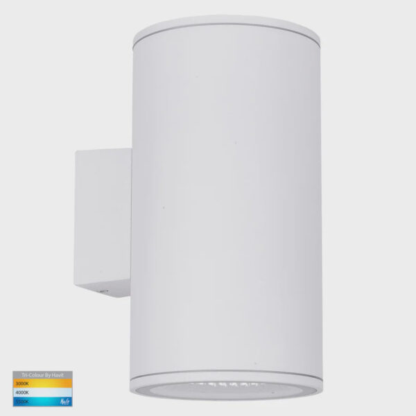 Havit Lighting Porter Large White Up & Down LED Wall Light