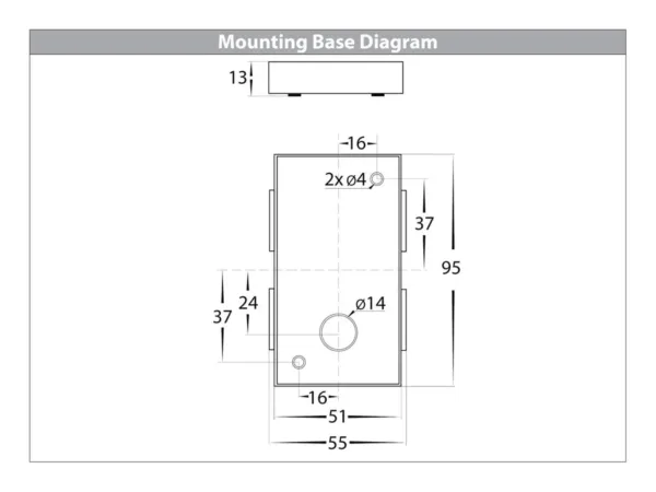 Havit Lighting Savannah Black Up & Down LED Wall Light - Image 4