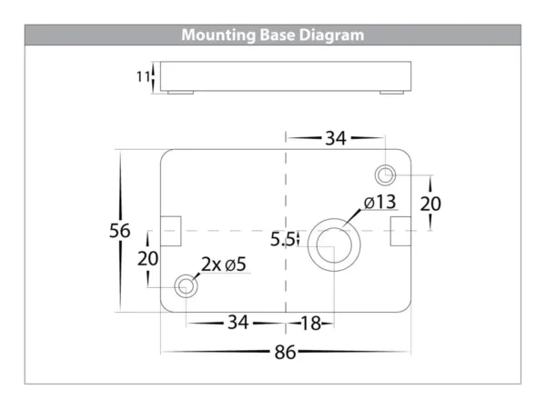 Havit Lighting Mini Lisse White Up & Down TRI Colour LED Wall Light - Image 4