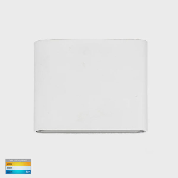 Havit Lighting Mini Lisse White Up & Down TRI Colour LED Wall Light