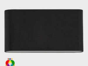 Havit Lighting Lisse Black Up & Down RGBW LED Wall Light