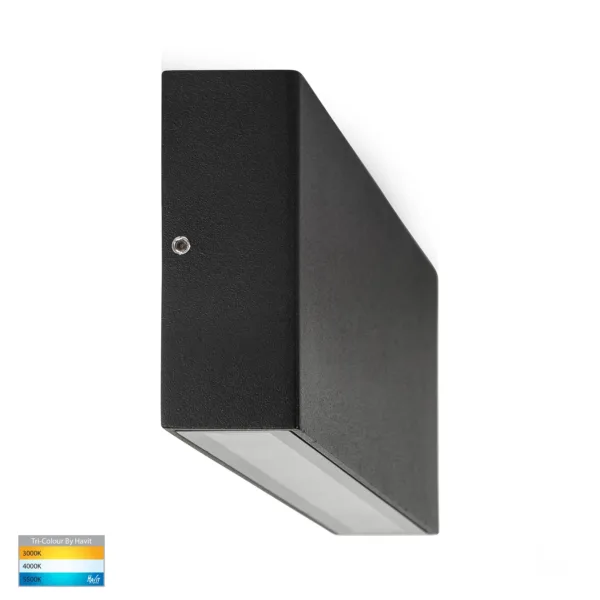 Havit Lighting Essil Black Fixed Down LED Wall Light (HV3647T-BLK) - Image 3