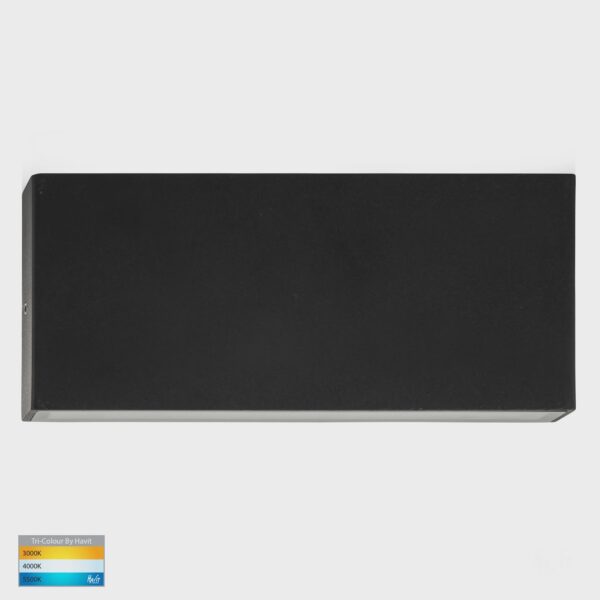 Havit Lighting Essil Black Fixed Down LED Wall Light (HV3647T-BLK)
