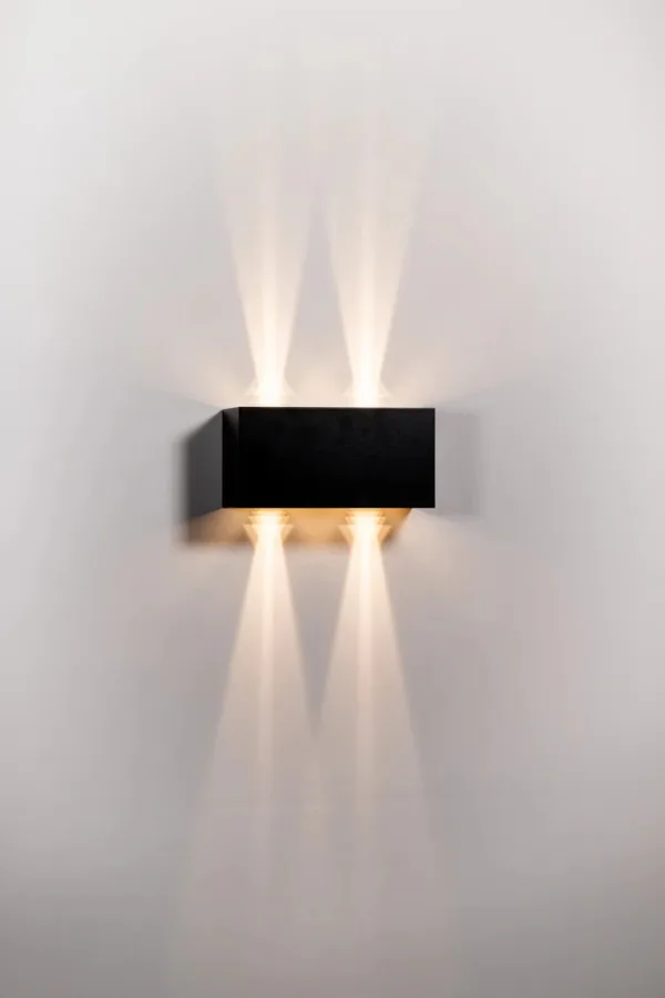 Havit Lighting Versa Black Square Up & Down Wall Light - Image 3