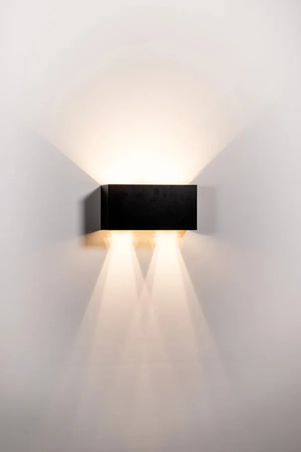 Havit Lighting Versa Black Square Up & Down Wall Light - Image 5