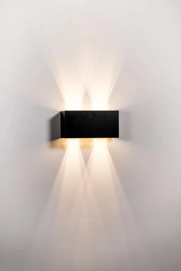 Havit Lighting Versa Black Square Up & Down Wall Light - Image 6