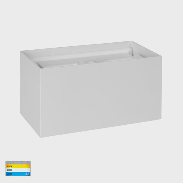 Havit Lighting Versa White Square Up & Down Wall Light