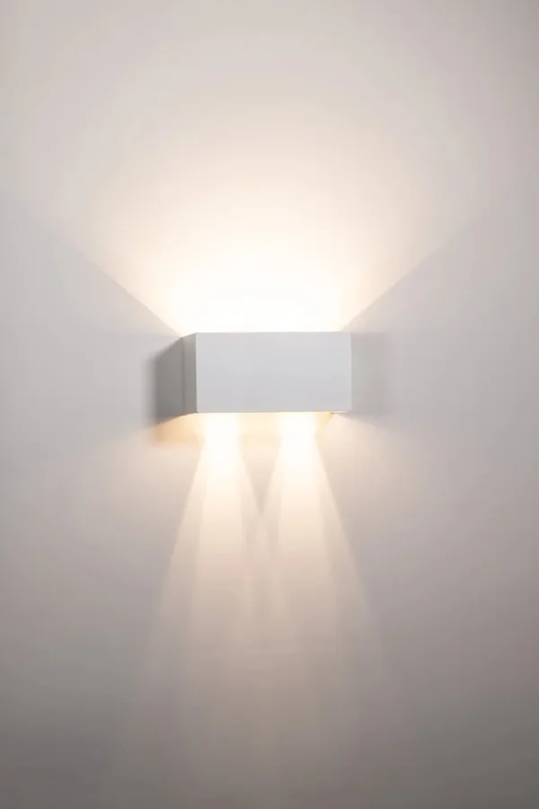 Havit Lighting Versa White Square Up & Down Wall Light - Image 3