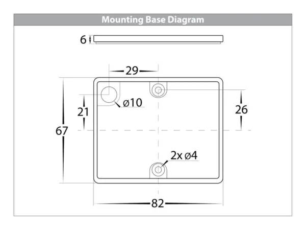 Havit Lighting Versa Black Square Up & Down Wall Light 2 - Image 6
