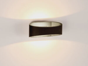 Havit Lighting Luxe Black TRI Colour Up & Down LED Wall Light