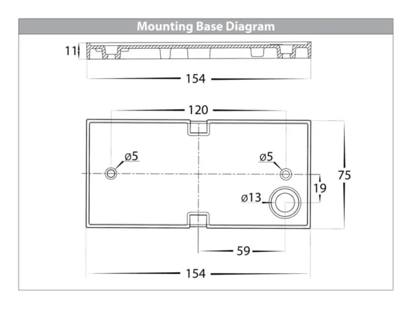 Havit Lighting Mia Black TRI Colour Up & Down LED Wall Light - Image 4