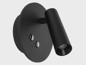 Havit Lighting Lesen Black Single Adjustable Wall Light with Back Light (HV3688T-BLK)