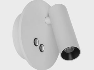 Havit Lighting Lesen White Single Adjustable Wall Light with Back Light (HV3688T-WHT)