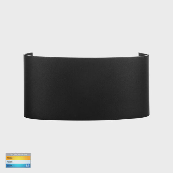 Havit Lighting Maro Black Up & Down TRI Colour LED Wall Light 2