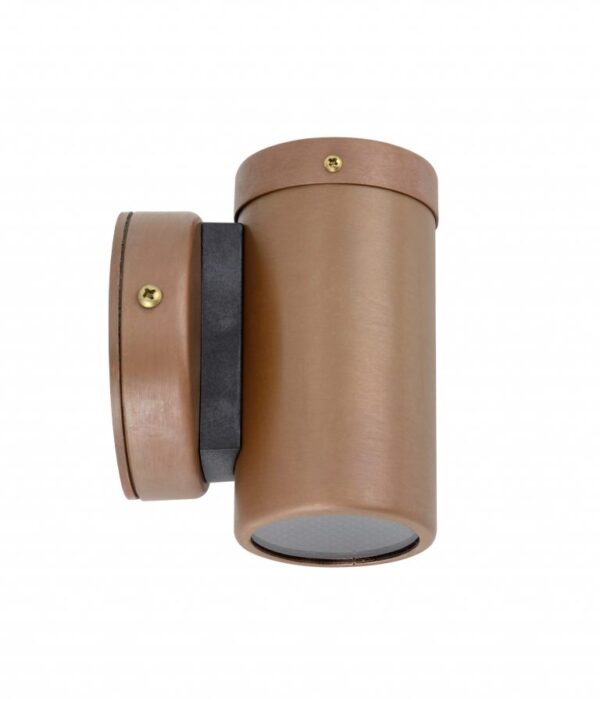 CLA GU10 Exterior Wall Pillar Lights (Aged Copper) IP54 - Image 2