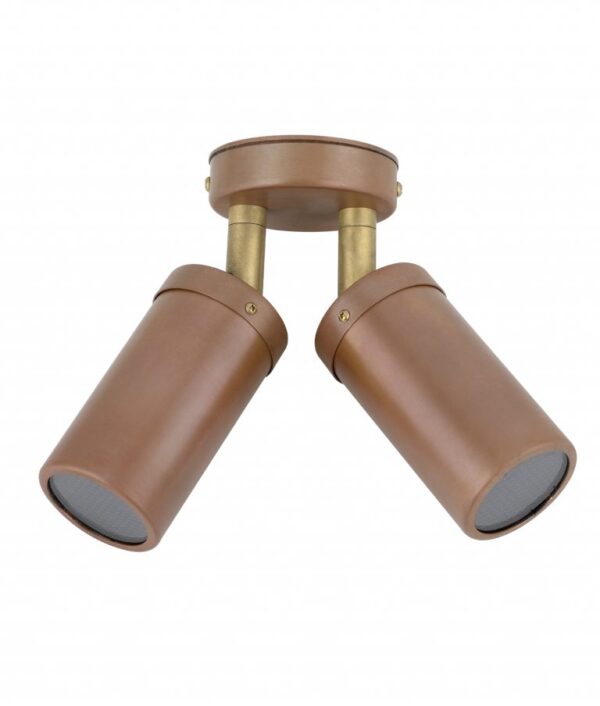 CLA GU10 Exterior Wall Pillar Lights (Aged Copper) IP54 - Image 4