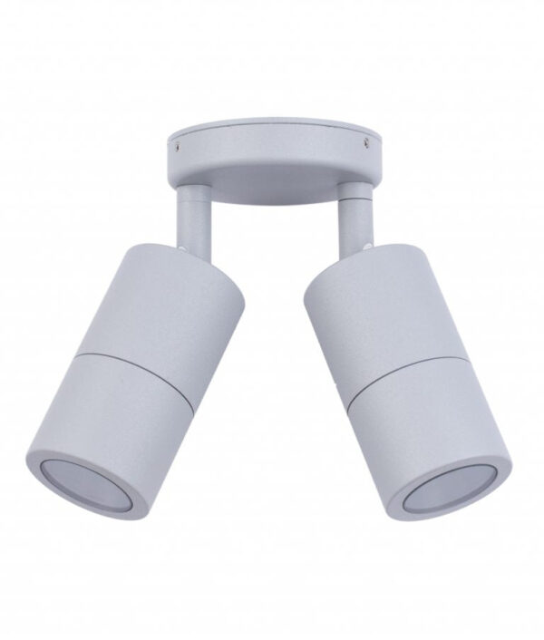 CLA GU10 Exterior Wall Pillar Lights (Matt Grey) IP65 - Image 4