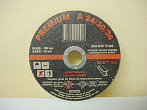 Premium Abrasives Cutting Wheel 100 x 2.5 x 16mm Metal