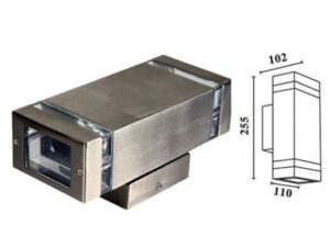 3A Lighting Square Up/Down With Clear PC Diffuser (257-2)