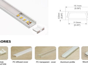 3A Lighting 3MTR Surface Mount Profile  (SW-A1506-L-3000-S)